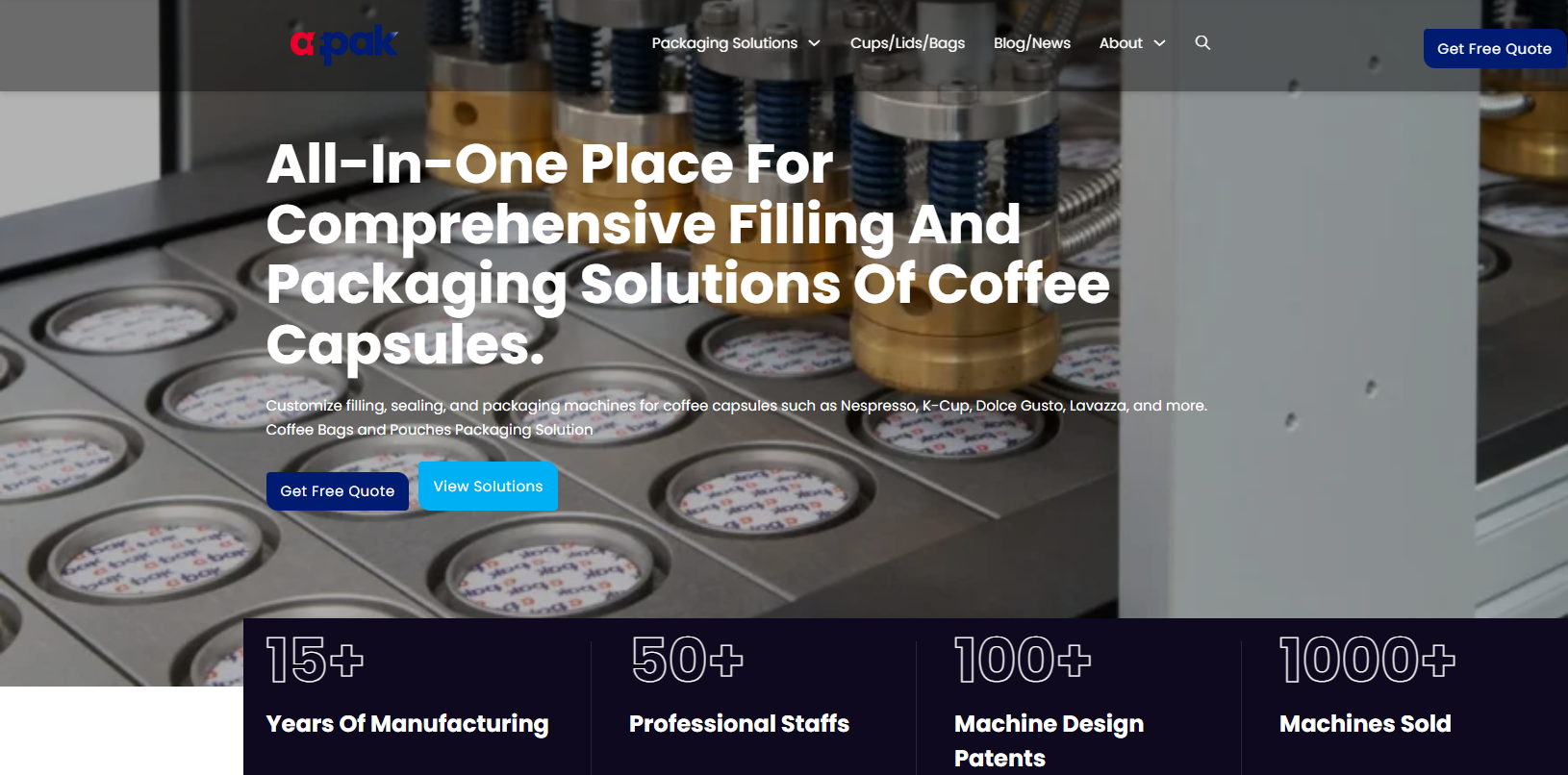 coffee capsule packaging machine coffee capsule packaging machine